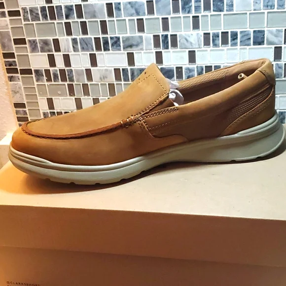 Tan Cotrell Easy Shoes by Clarks Clarks Cotrell Easy Men main image 2